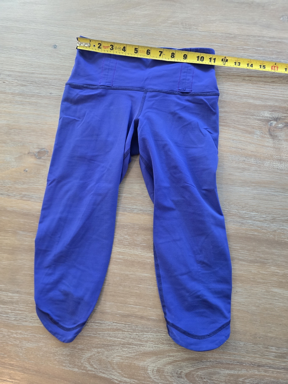 lululemon athletica Blue Cropped Leggings